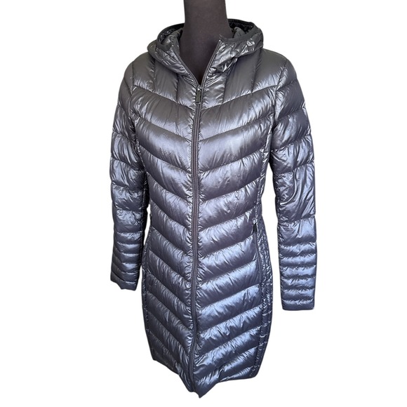 Saks Fifth Avenue Jackets & Blazers - Saks Fifth Avenue Long Hooded Down-Filled Puffer Coat, Black, Small, Luxury